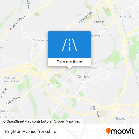 Brighton Avenue map