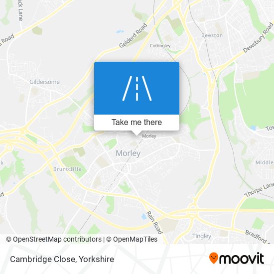 Cambridge Close map
