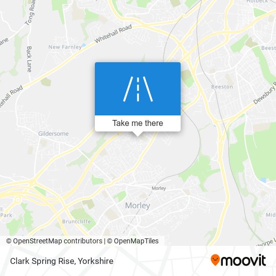 Clark Spring Rise map