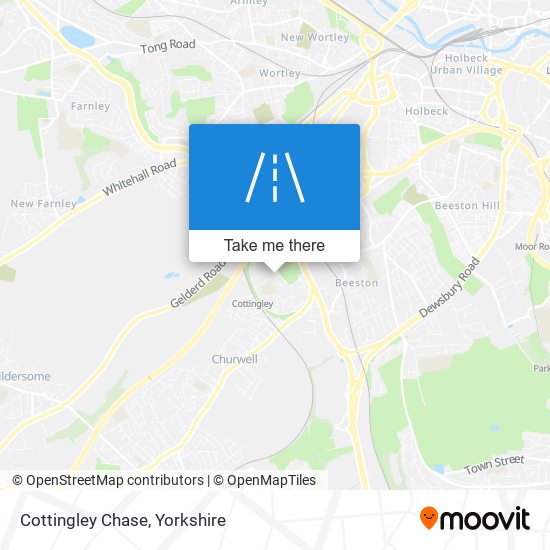 Cottingley Chase map