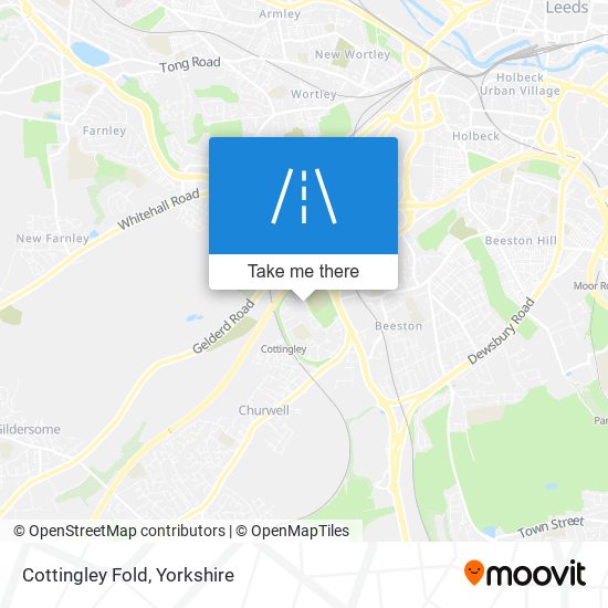 Cottingley Fold map