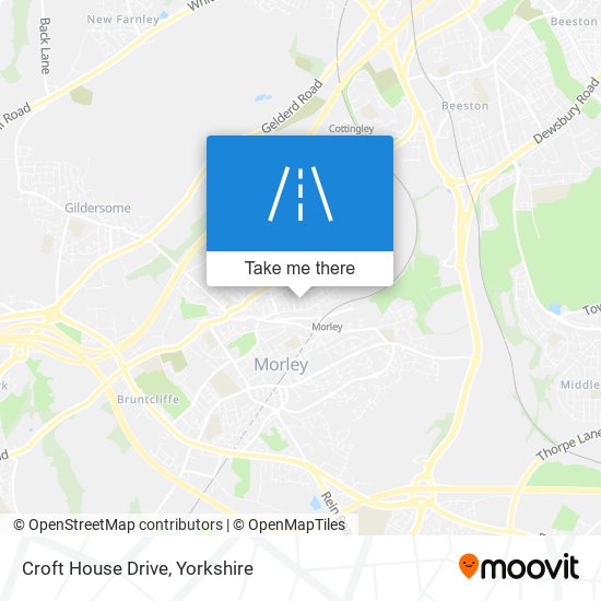 Croft House Drive map