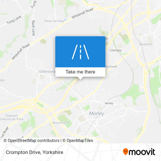 Crompton Drive map