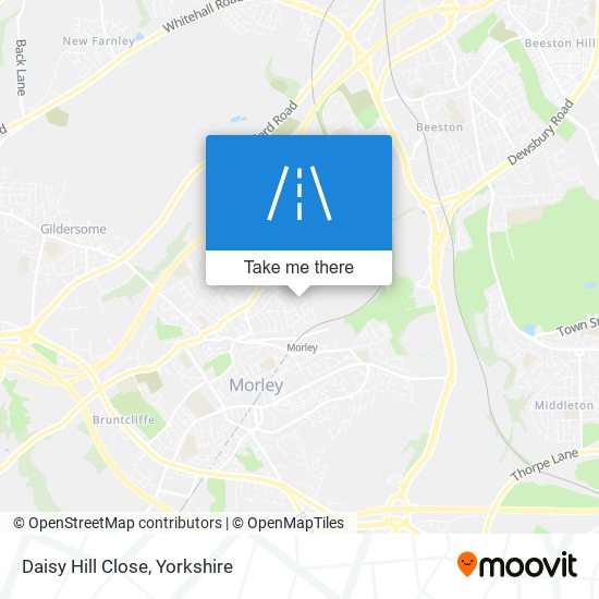 Daisy Hill Close map