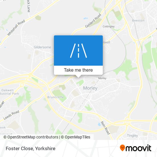 Foster Close map