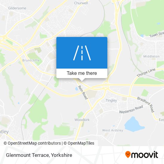 Glenmount Terrace map