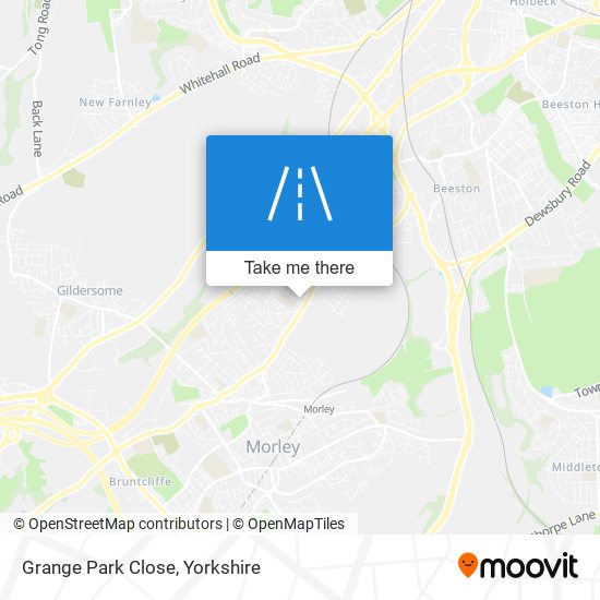 Grange Park Close map