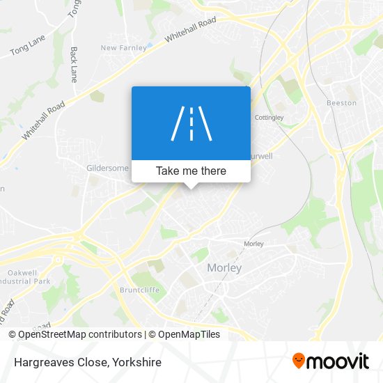 Hargreaves Close map