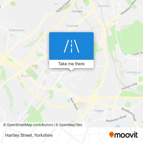 Hartley Street map