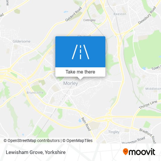 Lewisham Grove map