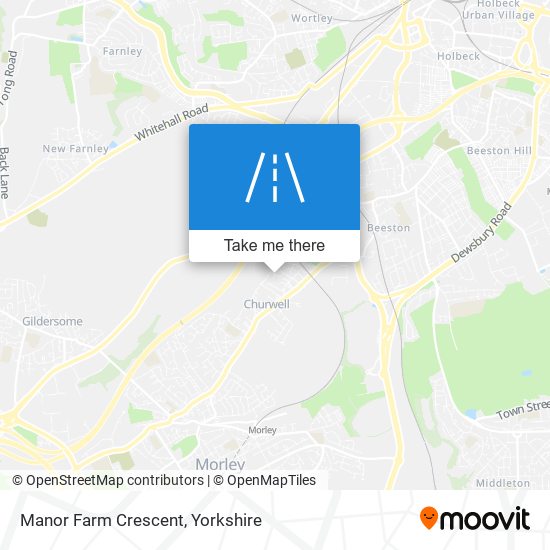 Manor Farm Crescent map