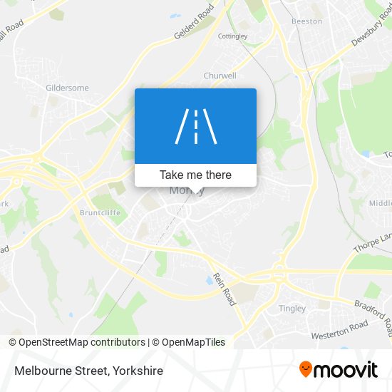 Melbourne Street map