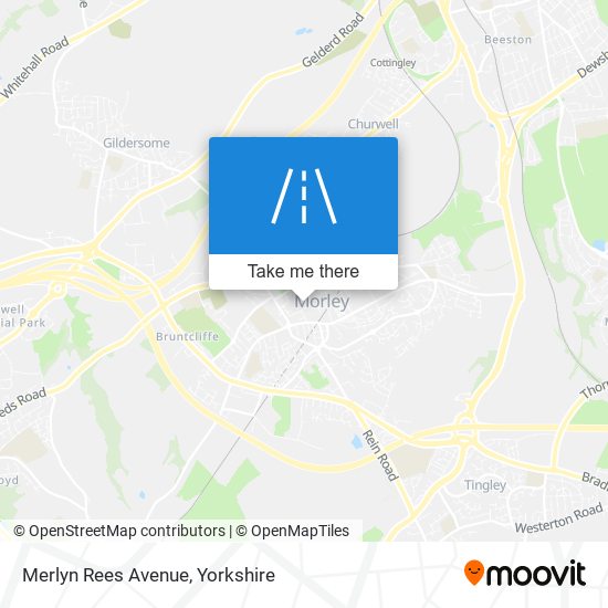 Merlyn Rees Avenue map
