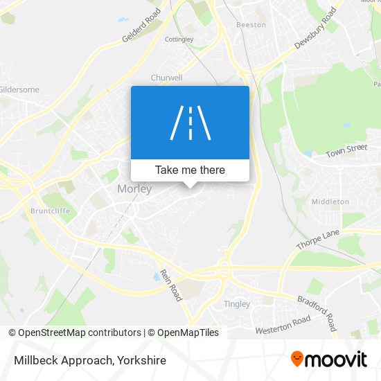 Millbeck Approach map