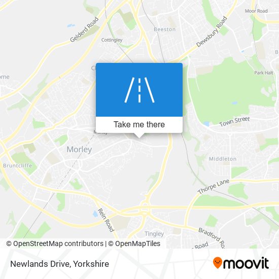 Newlands Drive map
