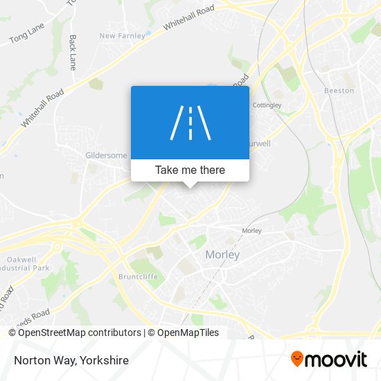 Norton Way map