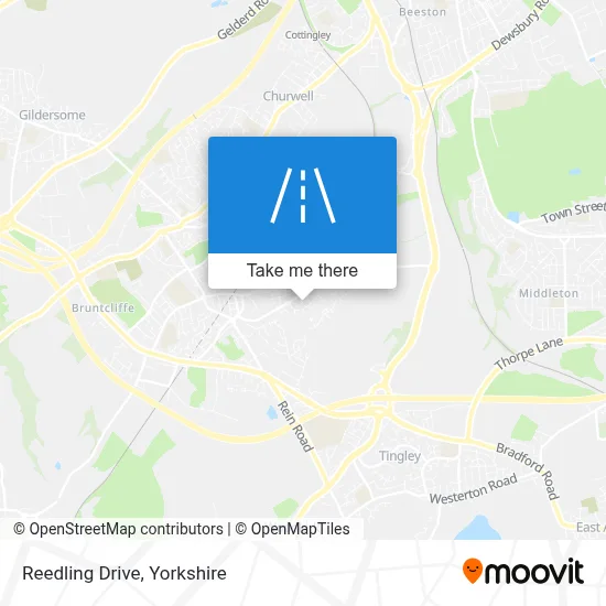 Reedling Drive map