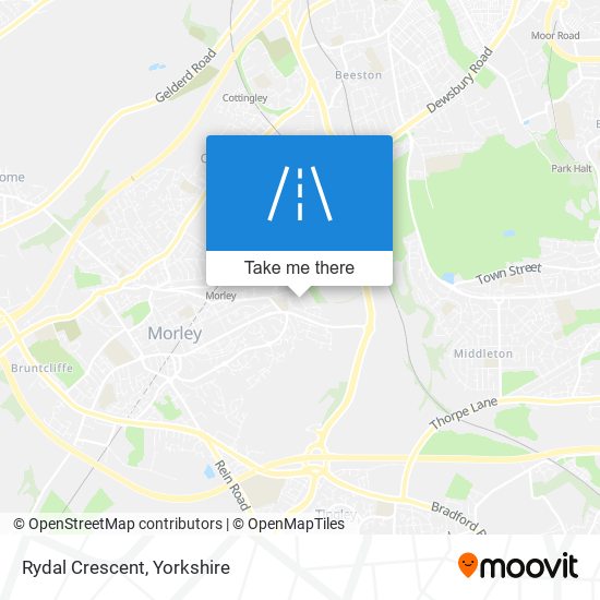 Rydal Crescent map