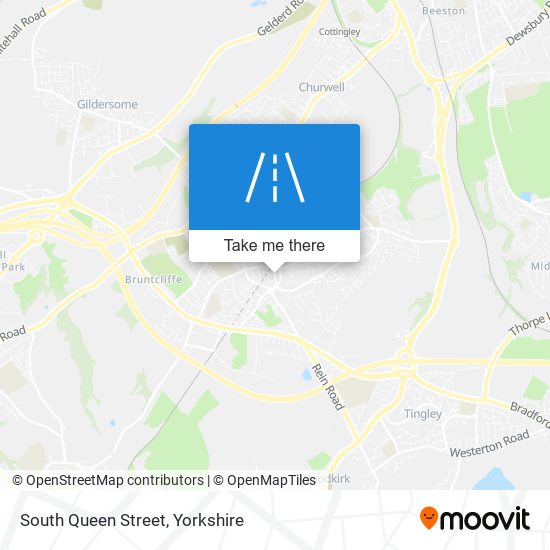 South Queen Street map