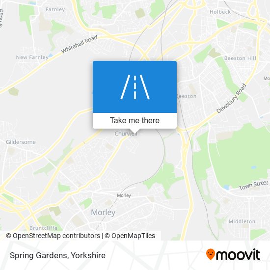 Spring Gardens map