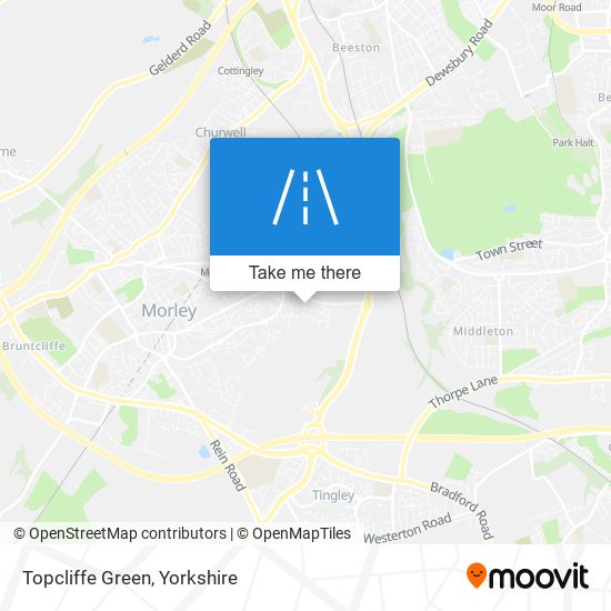 Topcliffe Green map