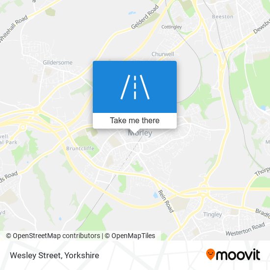 Wesley Street map