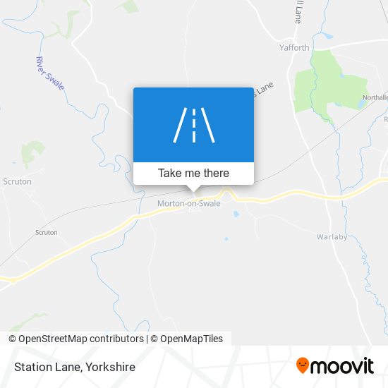 Station Lane map