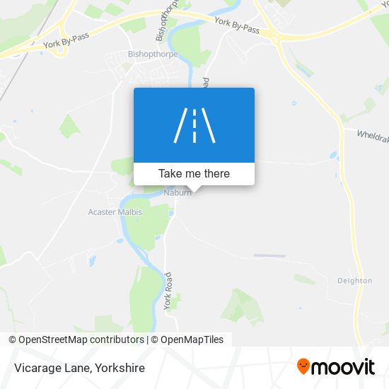 Vicarage Lane map