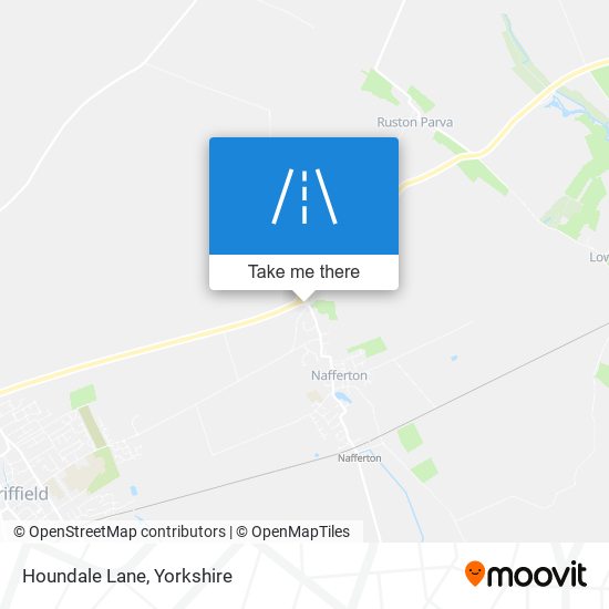 Houndale Lane map
