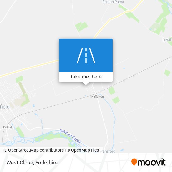 West Close map