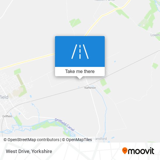 West Drive map