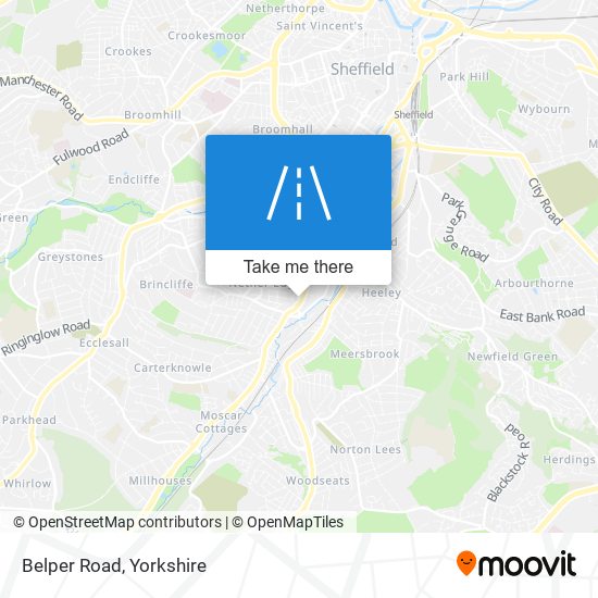 Belper Road map