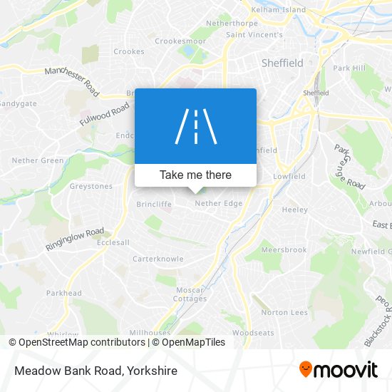 Meadow Bank Road map