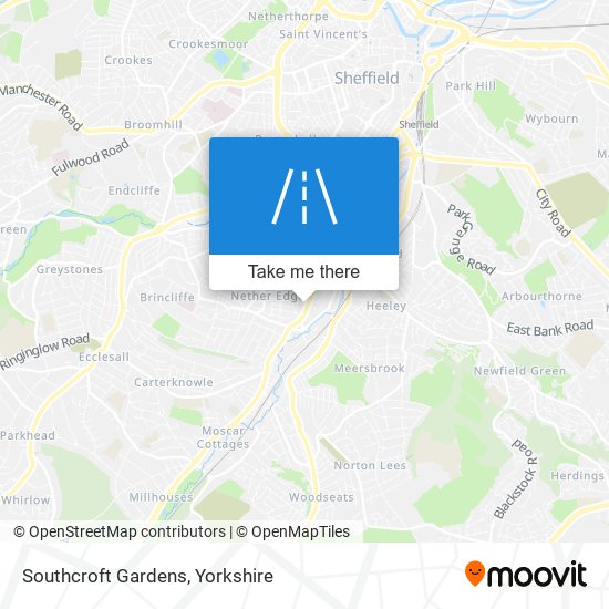 Southcroft Gardens map