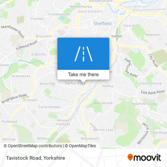 Tavistock Road map