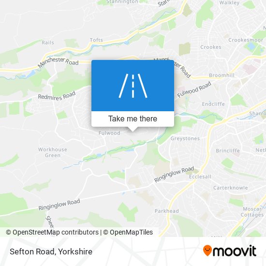 Sefton Road map