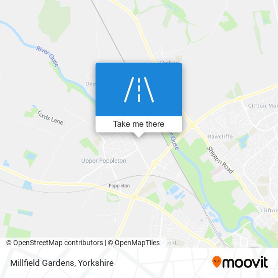 Millfield Gardens map
