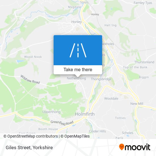 Giles Street map