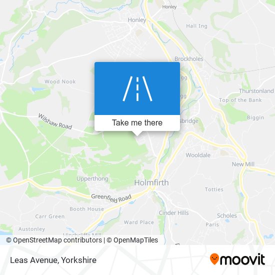 Leas Avenue map