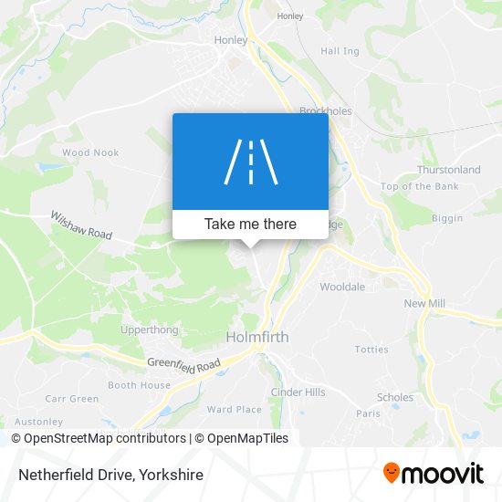 Netherfield Drive map