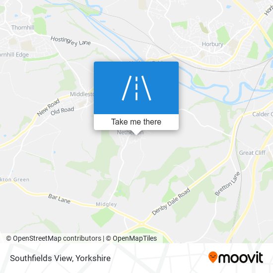 Southfields View map