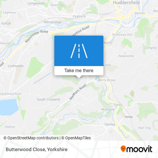 Butterwood Close map