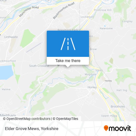 Elder Grove Mews map