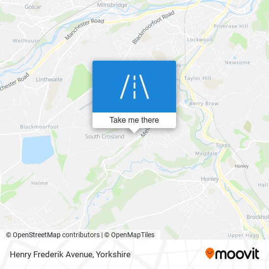 Henry Frederik Avenue map