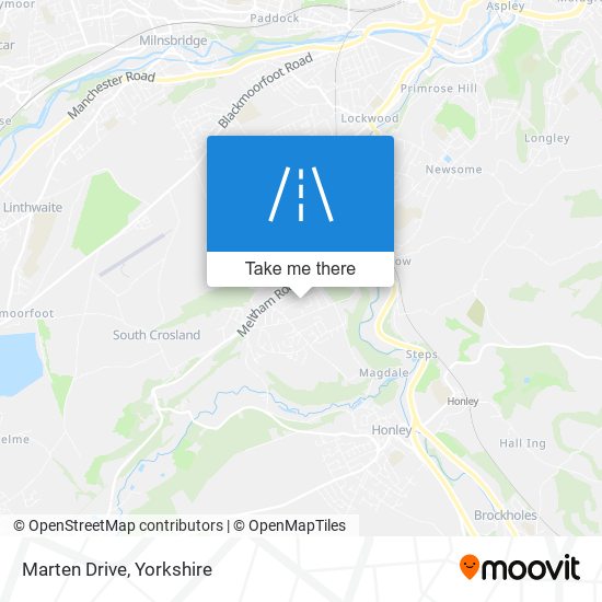 Marten Drive map