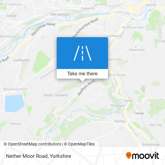 Nether Moor Road map