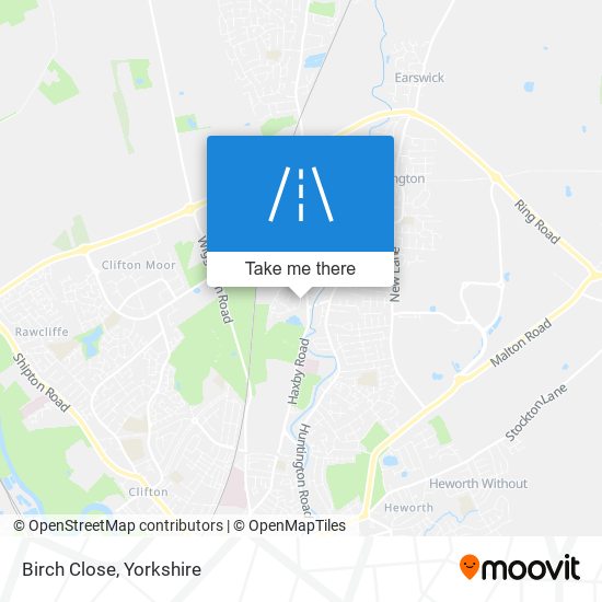 Birch Close map