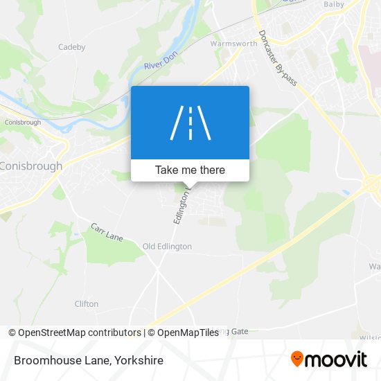 Broomhouse Lane map