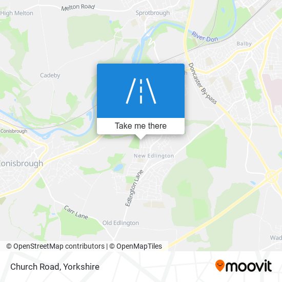 Church Road map