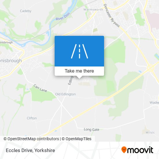 Eccles Drive map
